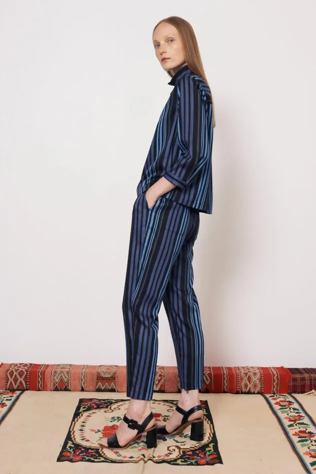 Raquel Allegra Sueded Tencel Sea Fez Pant Women Bottoms