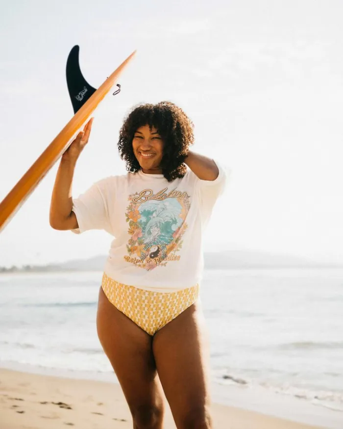 Return To Paradise TShirt Salt Crystal Women Billabong Graphic Tees and Tanks