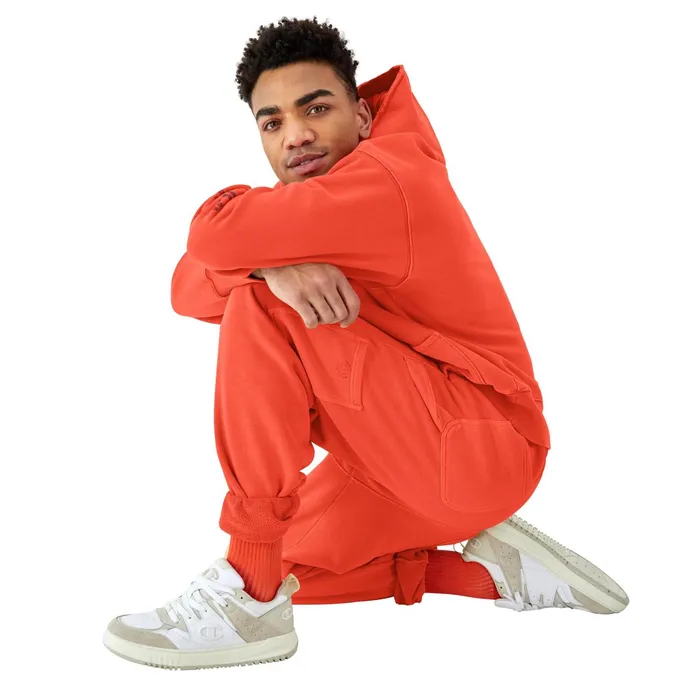 Reverse Weave Carpenter Pants 30034 Time Capsule Solar Crimson Men Champion Pants and Joggers