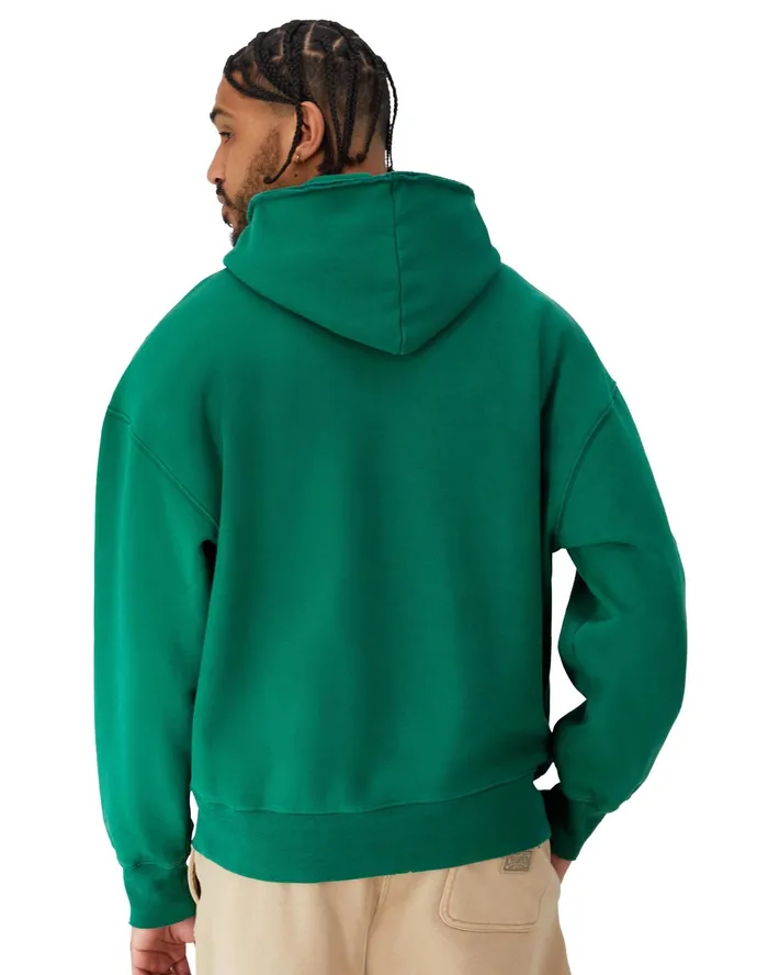 Reverse Weave Crossover Hoodie Ink Stamped Time Capsule Athletic Dark Green Men Champion Hoodies and Sweatshirts