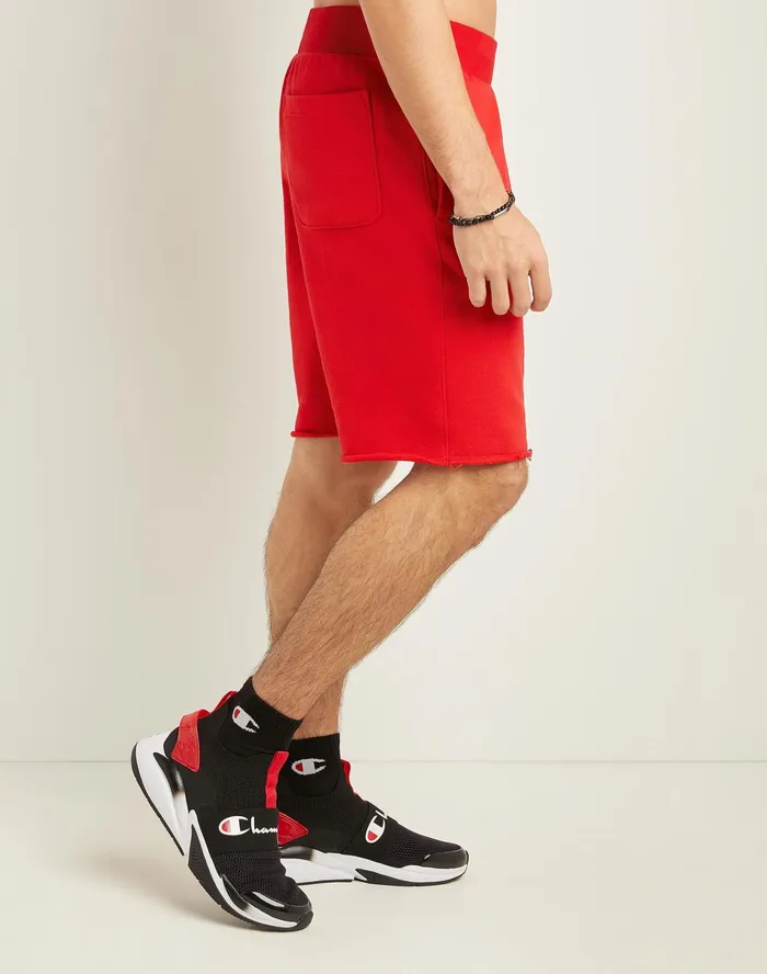 Reverse Weave CutOff Shorts 10034 Scarlet Men Champion Shorts