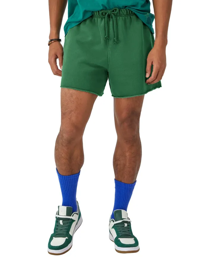 Reverse Weave CutOff Shorts 5034 Time Capsule Athletic Dark Green Men Champion Shorts