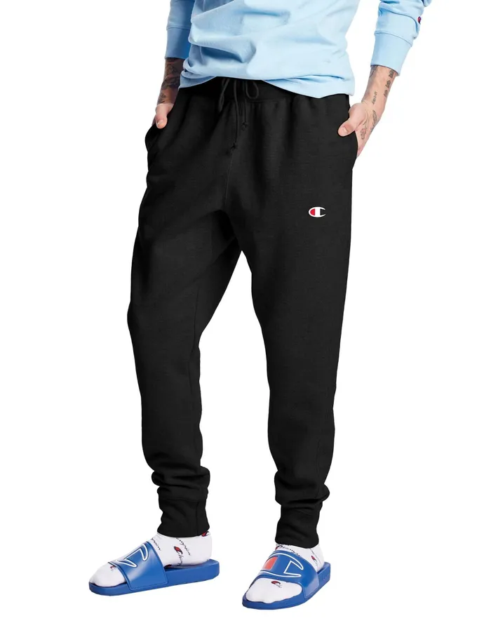 Reverse Weave Joggers C Logo 305034 Black MenWomen Champion Pants