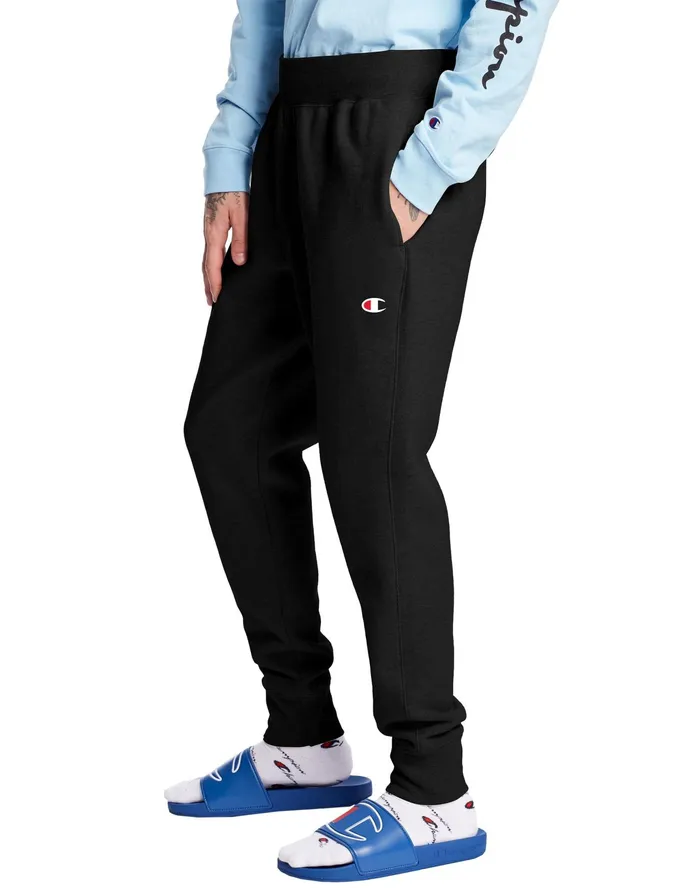 Reverse Weave Joggers C Logo 305034 Black MenWomen Champion Pants