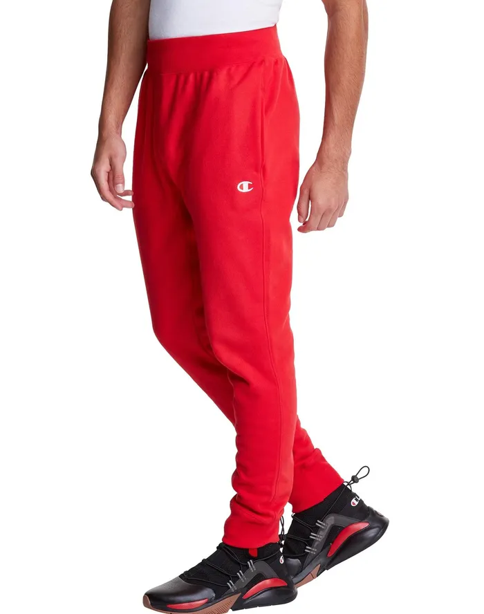 Reverse Weave Joggers C Logo 305034 Team Red Scarlet MenWomen Champion Pants