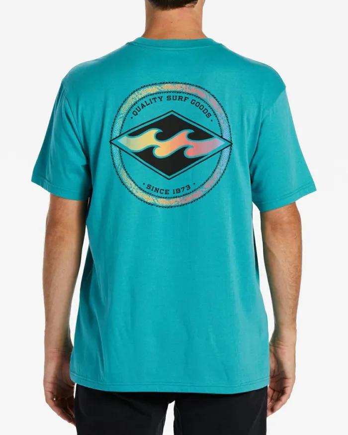 Rotor Diamond TShirt Seagreen Men Billabong TShirts