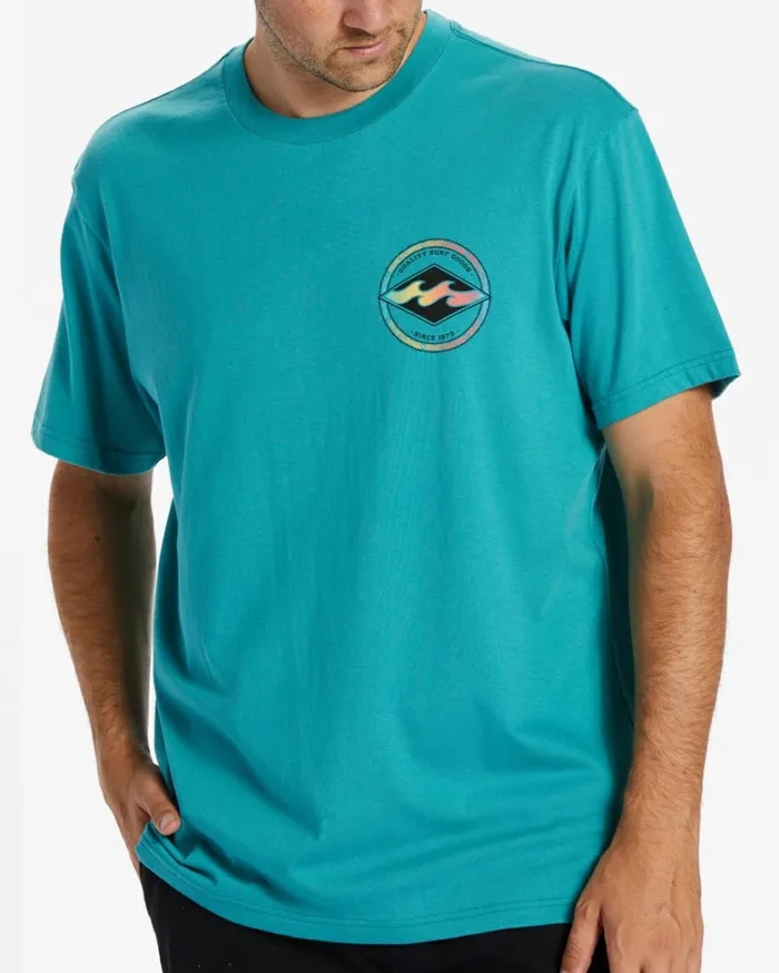 Rotor Diamond TShirt Seagreen Men Billabong TShirts