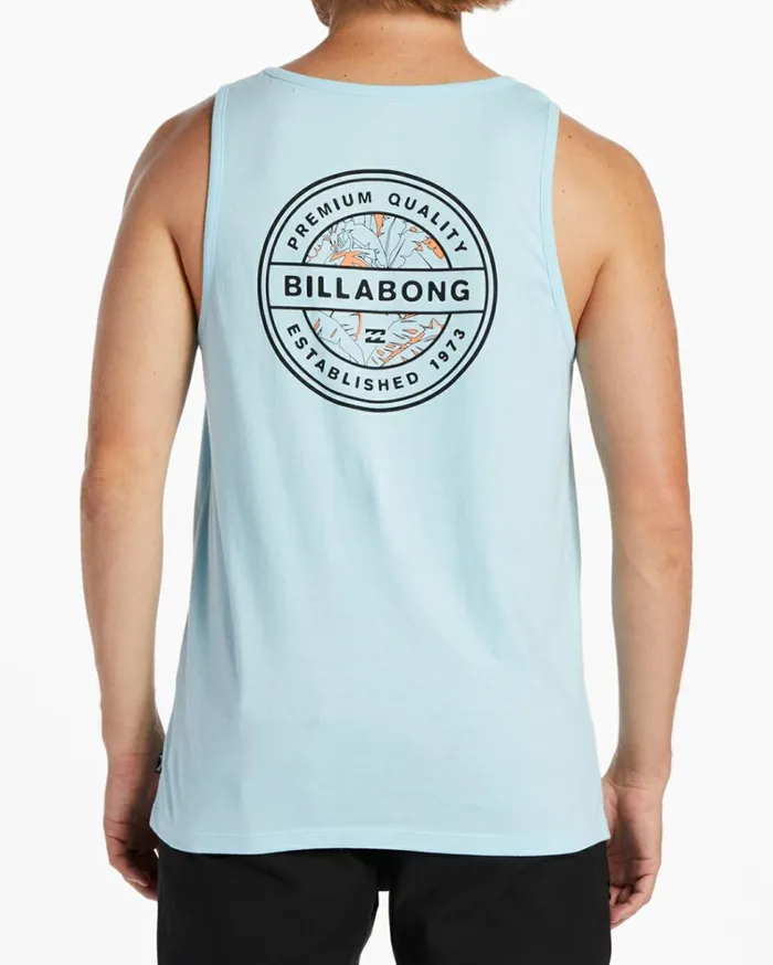 Rotor Tk Vest Coastal Blue Men Billabong TShirts