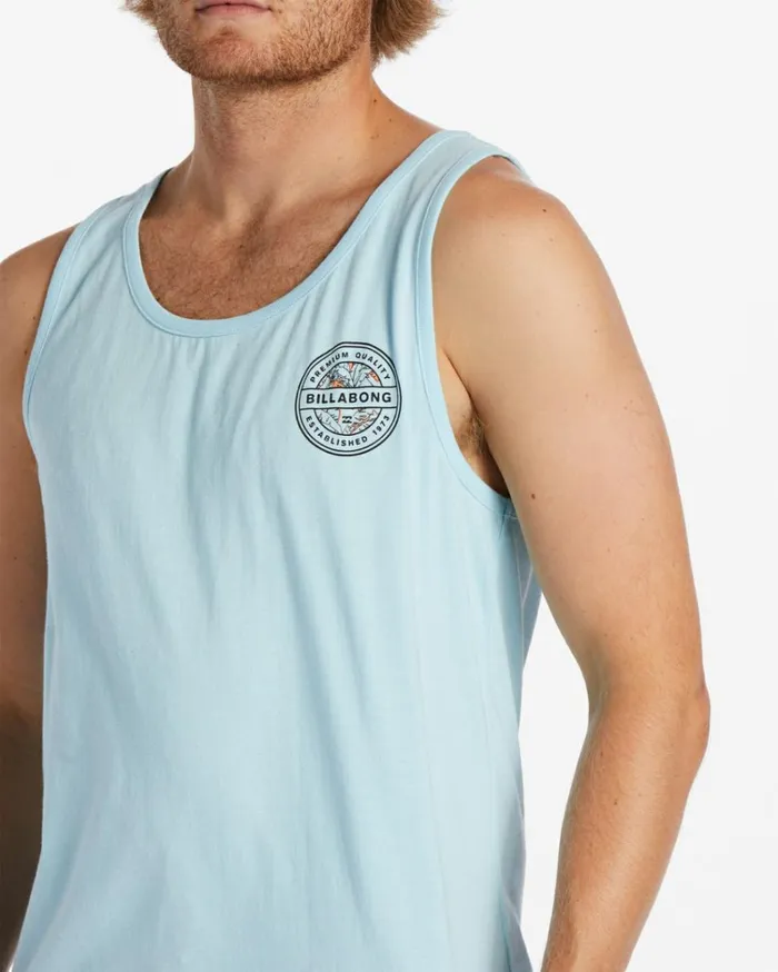 Rotor Tk Vest Coastal Blue Men Billabong TShirts