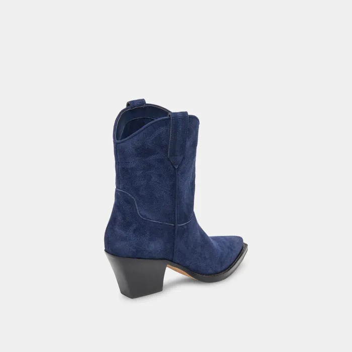 Runa Boots Royal Blue Suede Women Dolce Vita Boots and Booties