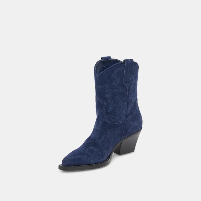 Runa Boots Royal Blue Suede Women Dolce Vita Boots and Booties