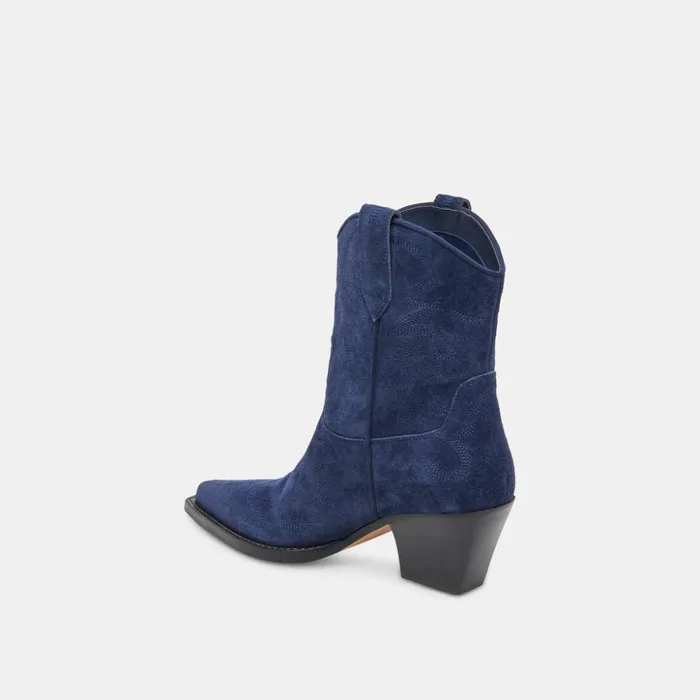 Runa Boots Royal Blue Suede Women Dolce Vita Boots and Booties