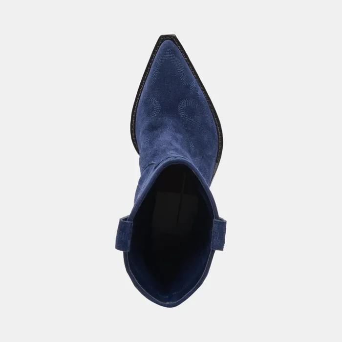 Runa Boots Royal Blue Suede Women Dolce Vita Boots and Booties