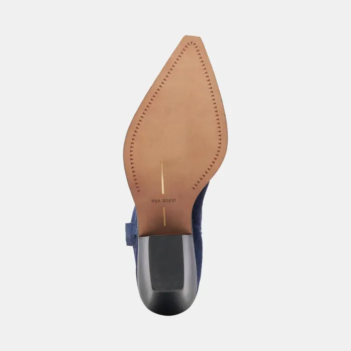Runa Boots Royal Blue Suede Women Dolce Vita Boots and Booties