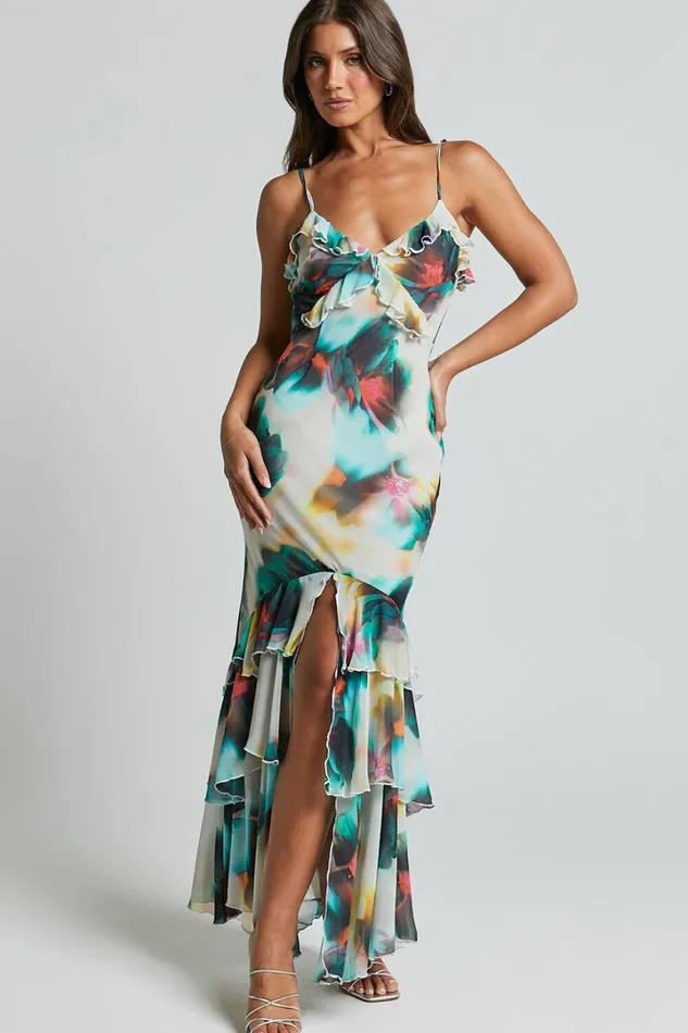 Runaway The Label 8211 Namari Maxi Dress In CAMILA PRINT Women Showpo Dresses