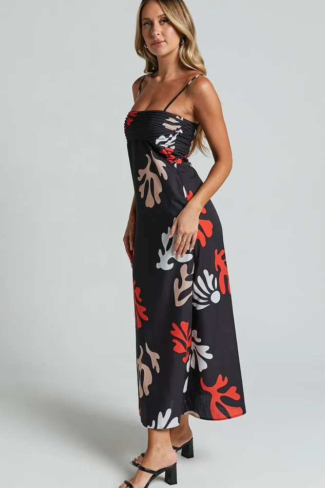 Runaway The Label 8211 Verrone Maxi Dress In Black Women Showpo Dresses