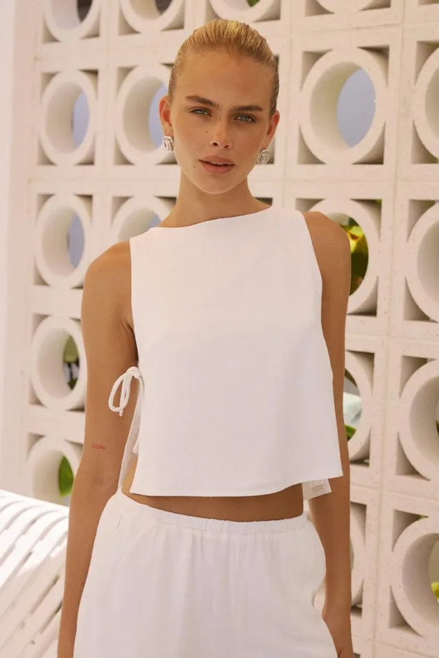 Runaway The Label Basic ELINA TOP White 8211 Women