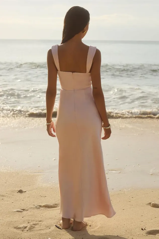Runaway The Label Bridesmaids Dresses MARGOT MAXI DRESS Musk 8211 Women