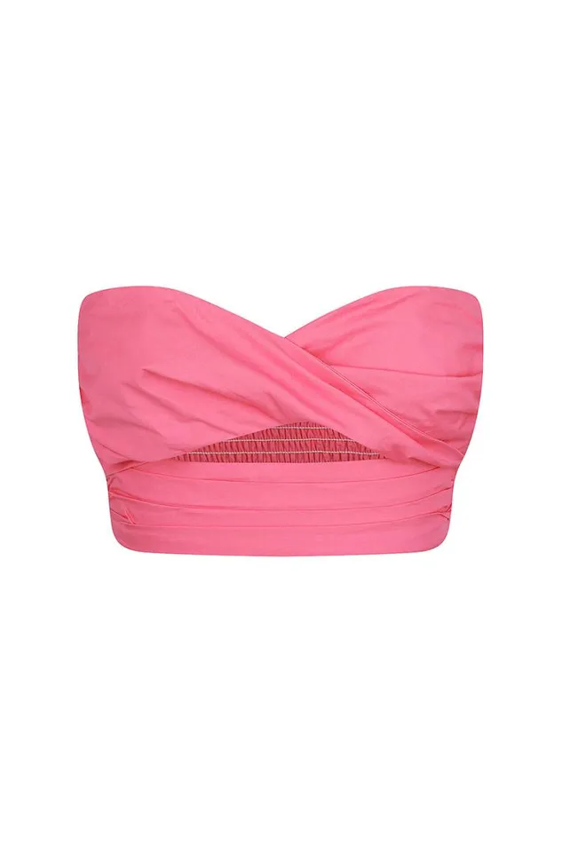 Runaway The Label Crops Ayla Top Pink 8211 Women Runaway The Label Crops Ayla Top Pink 8211 Women