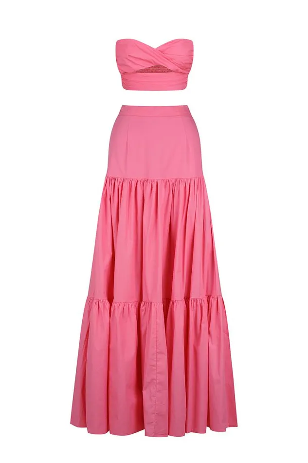 Runaway The Label Crops Ayla Top Pink 8211 Women Runaway The Label Crops Ayla Top Pink 8211 Women