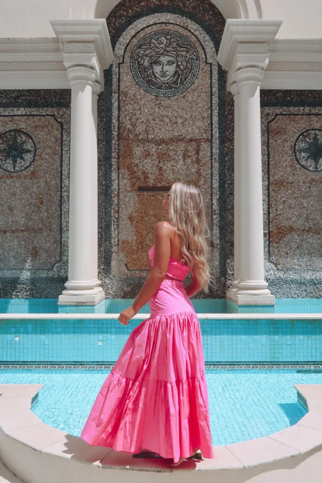 Runaway The Label Crops Ayla Top Pink 8211 Women Runaway The Label Crops Ayla Top Pink 8211 Women