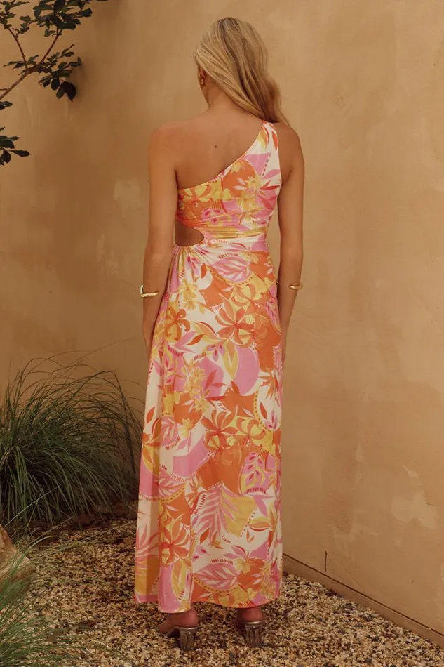 Runaway The Label Maxi Dresses COVE MAXI DRESS Malta Pink 8211 Women