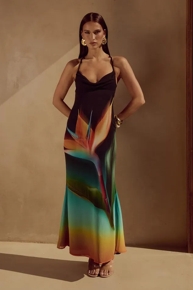 Runaway The Label Maxi Dresses LORELAI MAXI DRESS Paradise 8211 Women