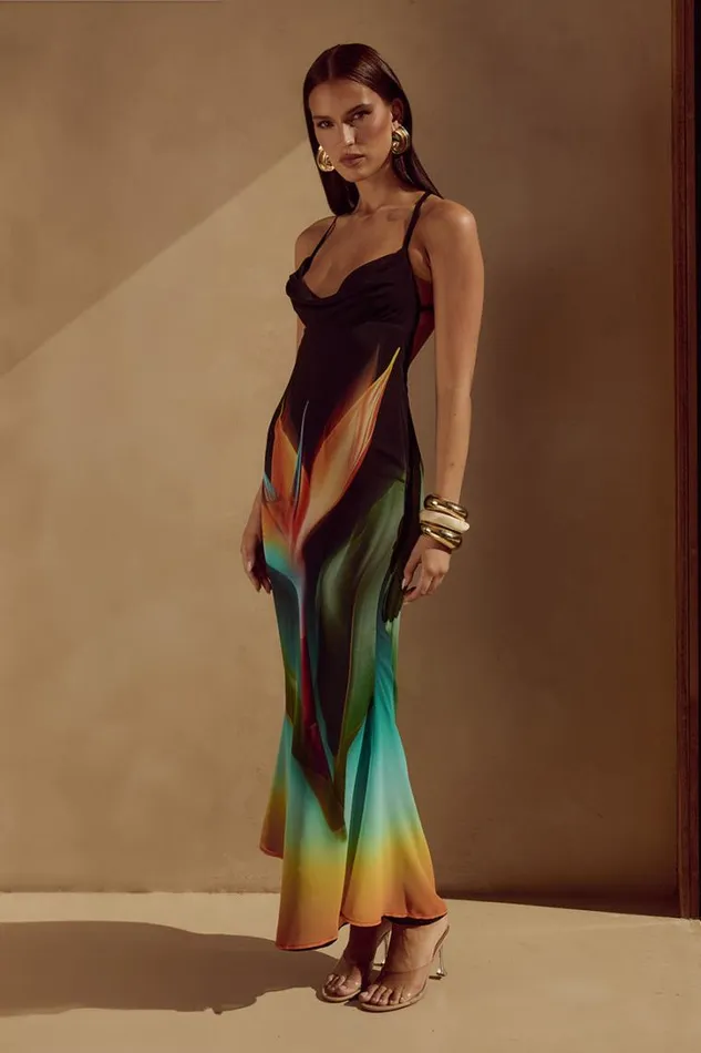 Runaway The Label Maxi Dresses LORELAI MAXI DRESS Paradise 8211 Women