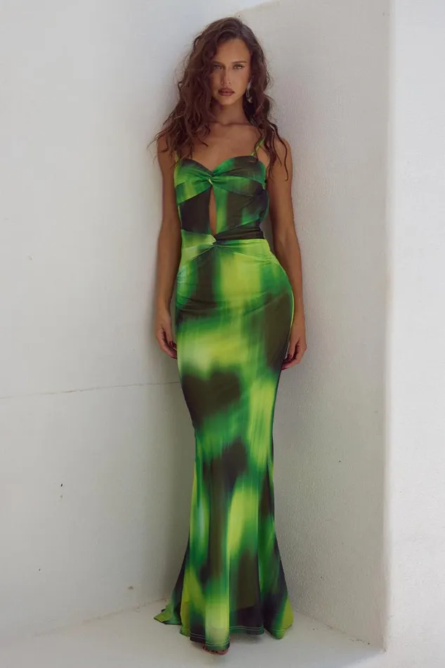 Runaway The Label Maxi Dresses MARLINI MAXI DRESS Lotus Print 8211 Women