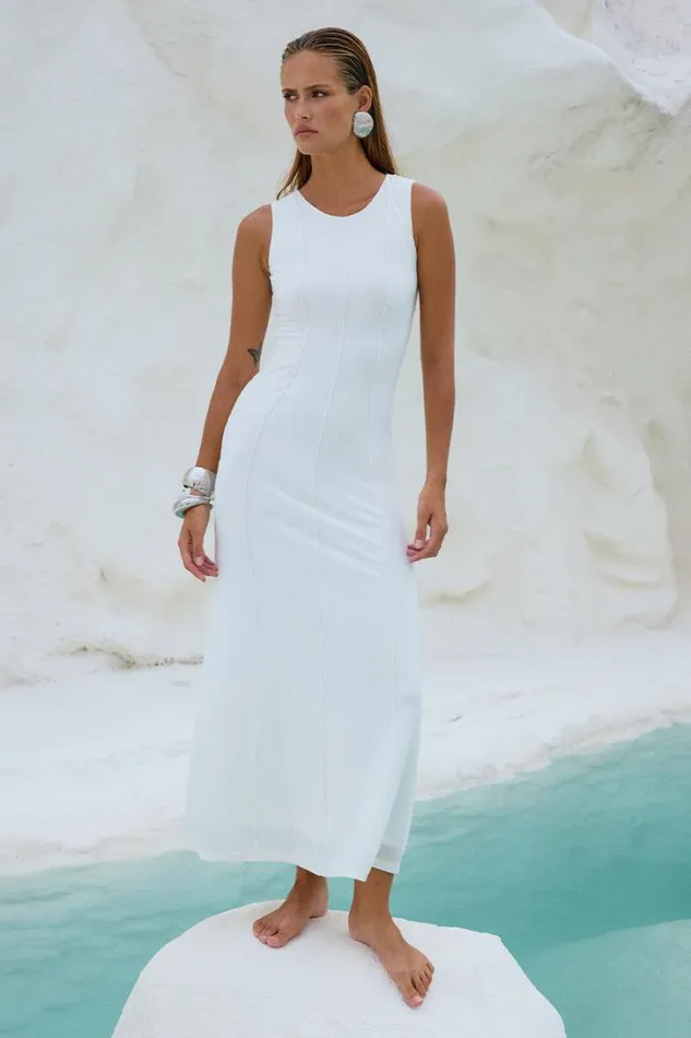 Runaway The Label Midi Dresses EOS MIDI DRESS Ivory 8211 Women