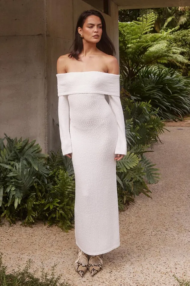Runaway The Label Midi Dresses ESTIE MIDI DRESS White 8211 Women