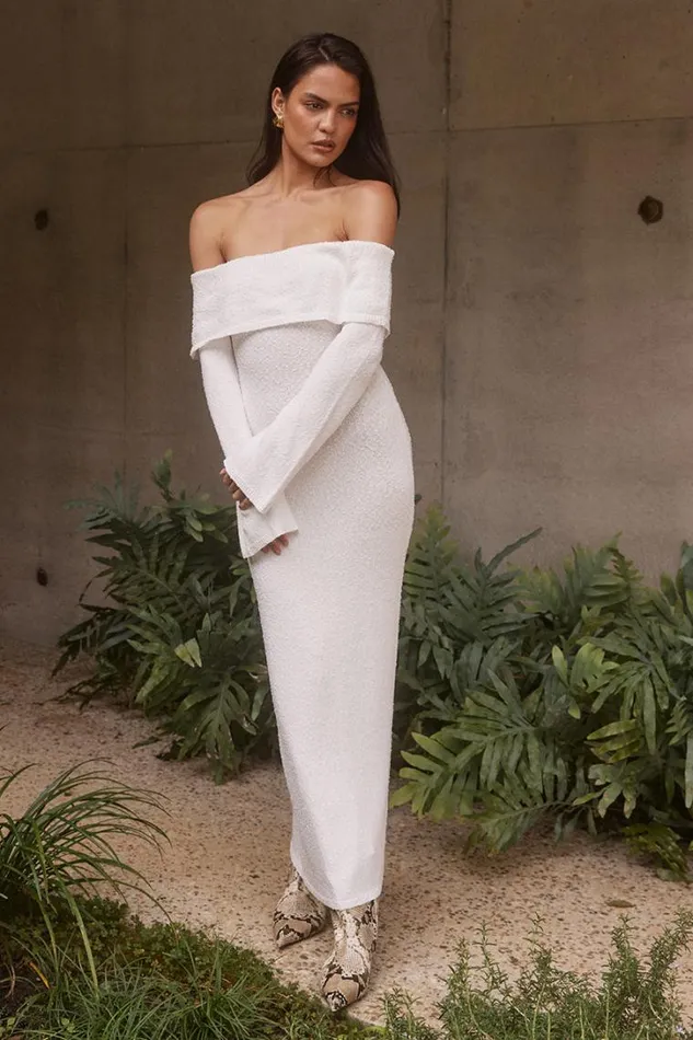 Runaway The Label Midi Dresses ESTIE MIDI DRESS White 8211 Women