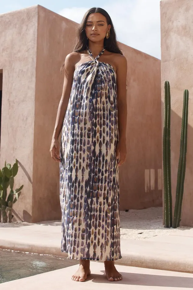Runaway The Label Midi Dresses TANAH MIDI DRESS Tanah Print 8211 Women