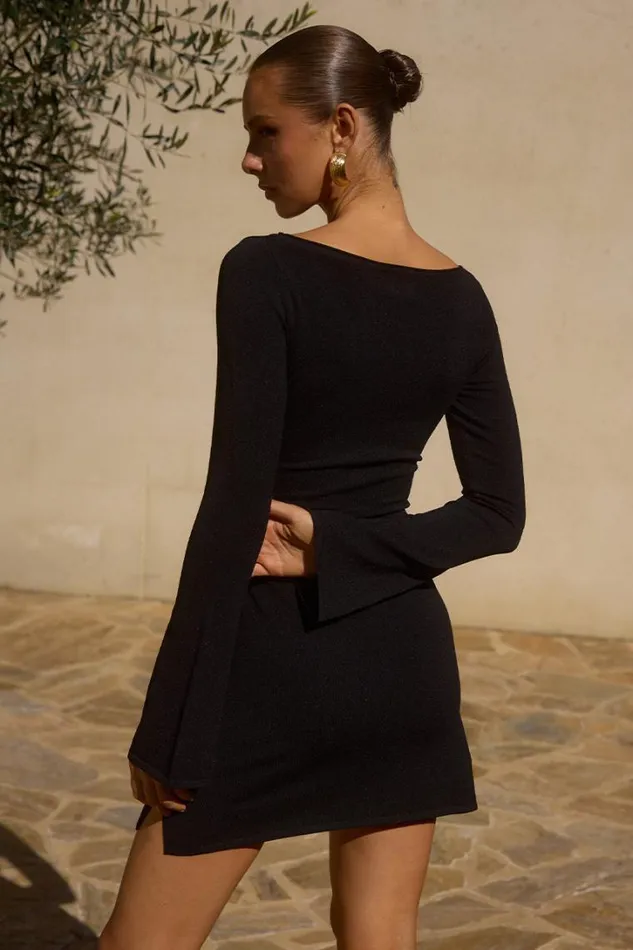 Runaway The Label Mini Dresses CODA MINI DRESS Black 8211 Women