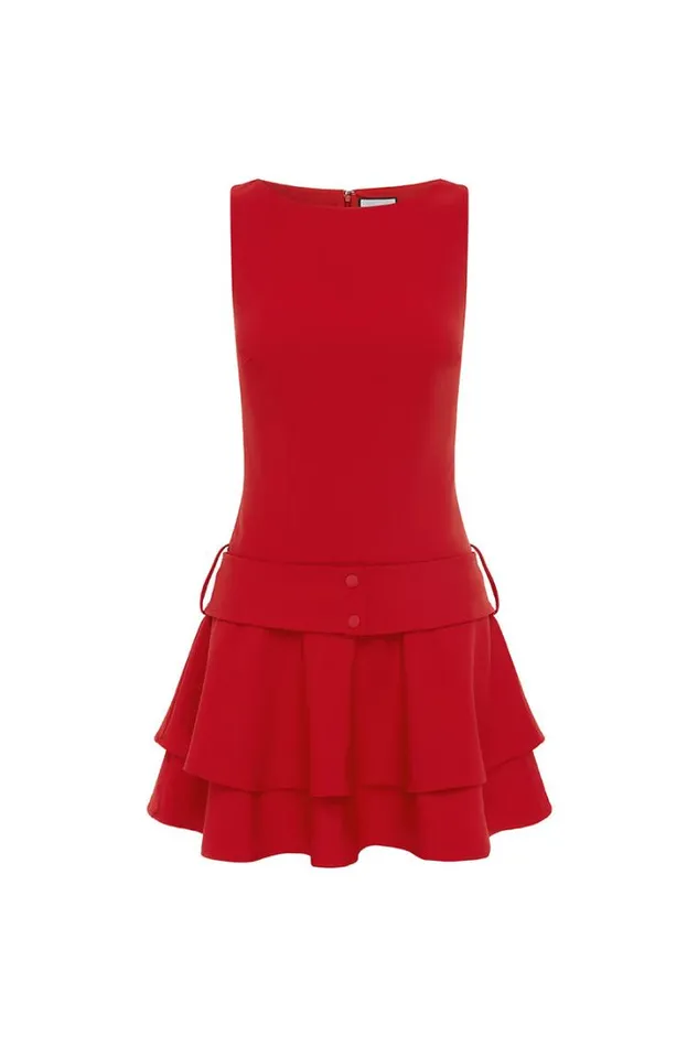 Runaway The Label Mini Dresses FAWN MINI DRESS Cherry 8211 Women