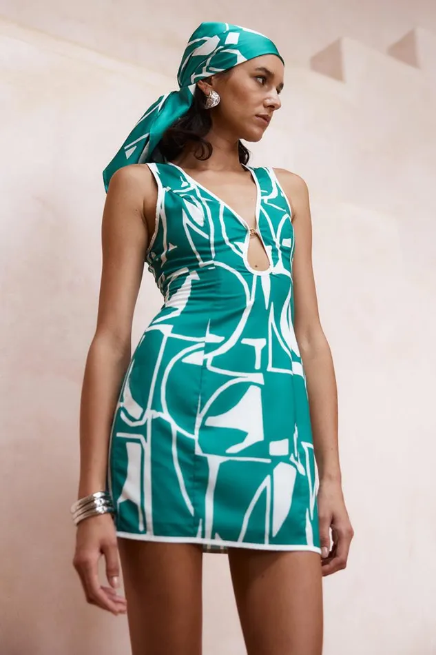 Runaway The Label Mini Dresses GIANI MINI DRESS Green 8211 Women
