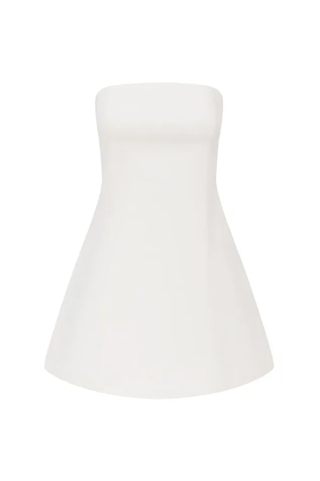 Runaway The Label Mini Dresses LOLANA MINI DRESS Ivory 8211 Women
