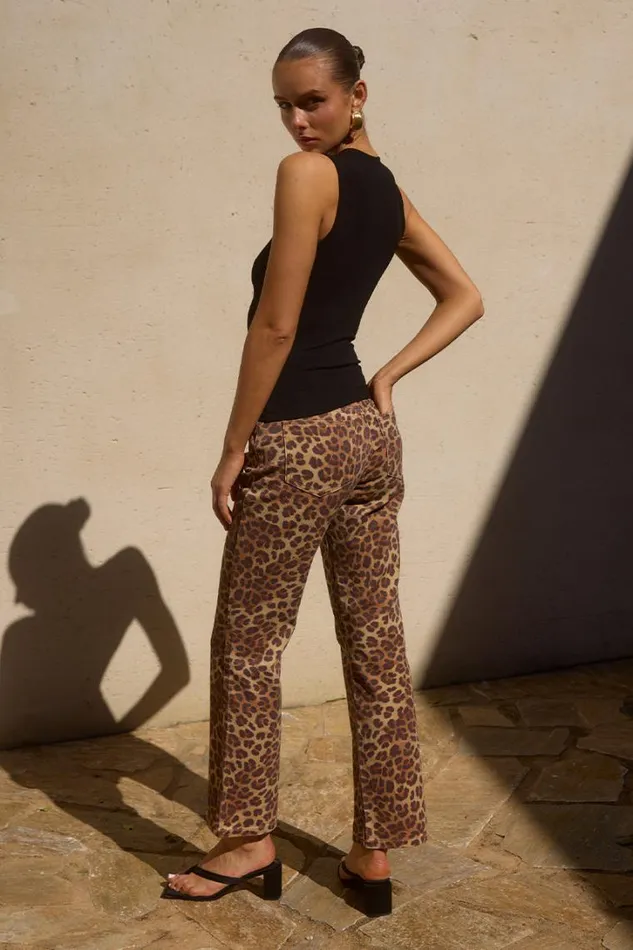 Runaway The Label Pants GIGI PANT Leopard 8211 Women