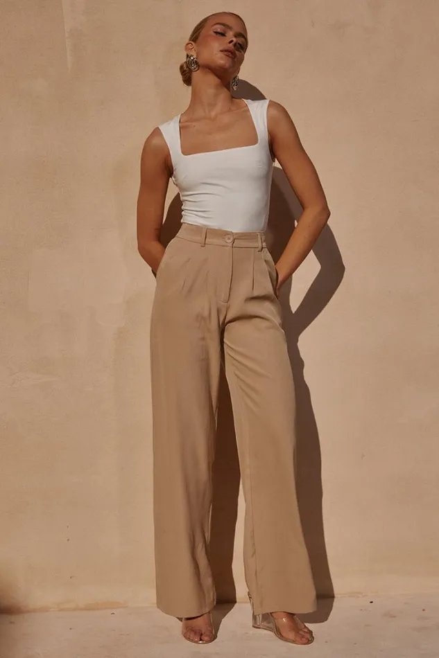 Runaway The Label Pants RYAN PANT Sand 8211 Women