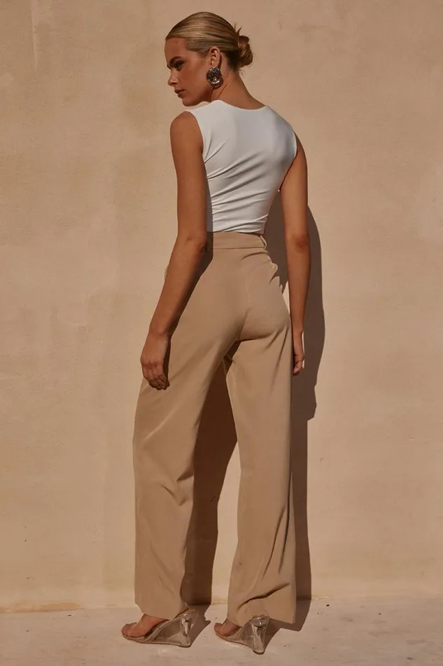 Runaway The Label Pants RYAN PANT Sand 8211 Women