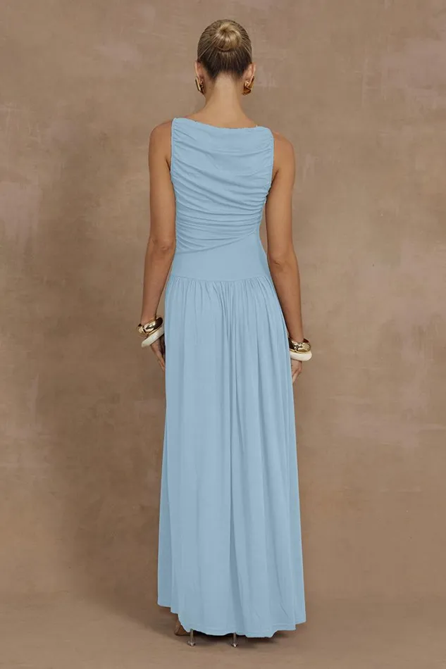 Runaway The Label Race Day Dresses NALLA MAXI DRESS Ice Blue 8211 Women