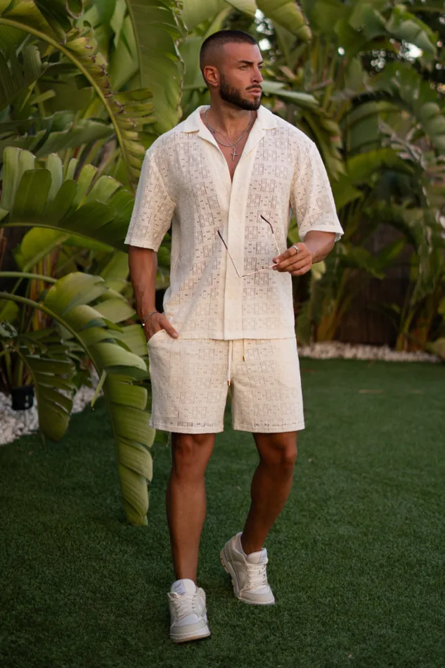 Runaway The Label Sets MATILO SHIRT Cream 8211 Men