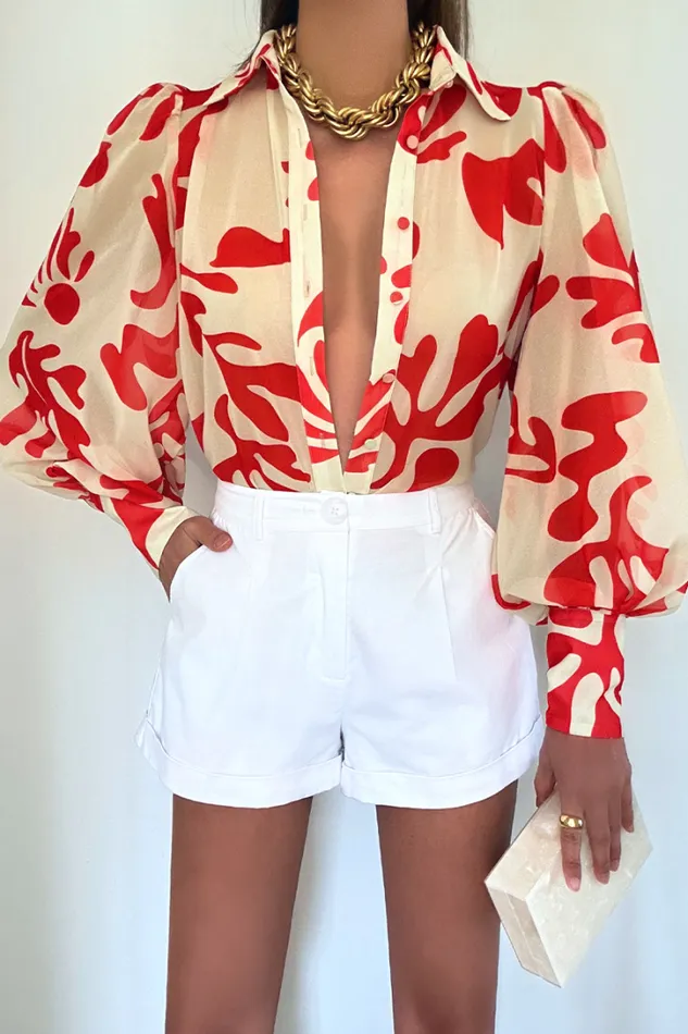 Runaway The Label Shirts and Blouses FLEETWOOD BLOUSE Orange Botanica 8211 Women