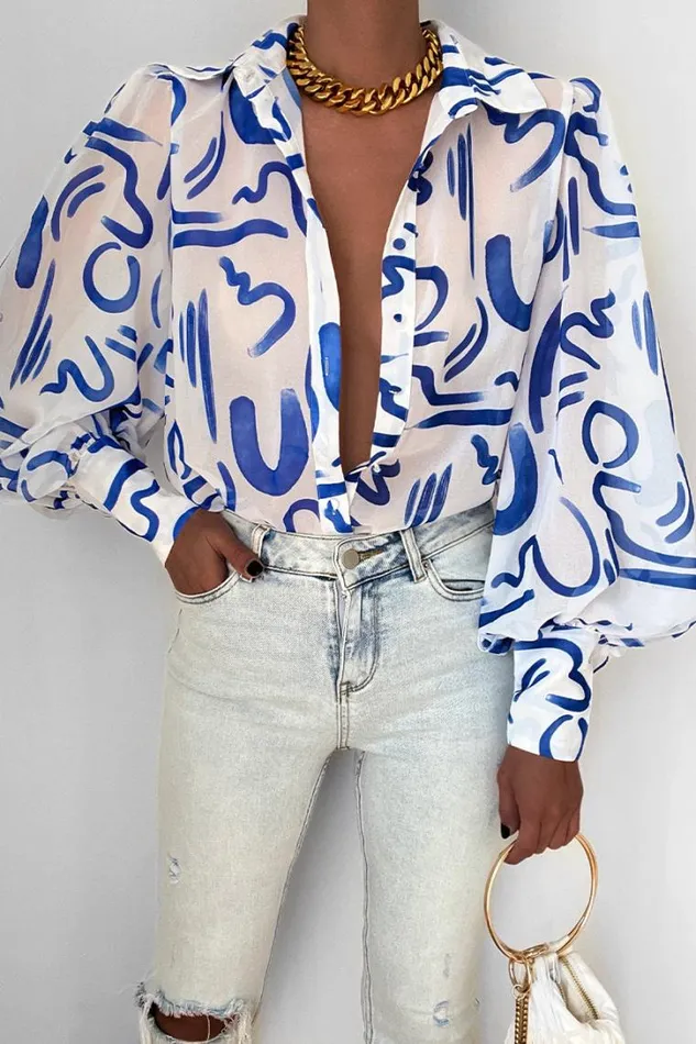 Runaway The Label Shirts and Blouses Fleetwood Blouse York Blue 8211 Women