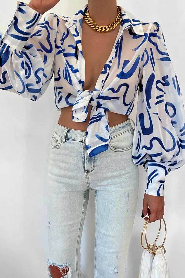 Runaway The Label Shirts and Blouses Fleetwood Blouse York Blue 8211 Women Runaway The Label Shirts and Blouses Fleetwood Blouse York Blue 8211 Women