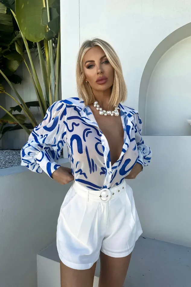 Runaway The Label Shirts and Blouses Fleetwood Blouse York Blue 8211 Women Runaway The Label Shirts and Blouses Fleetwood Blouse York Blue 8211 Women