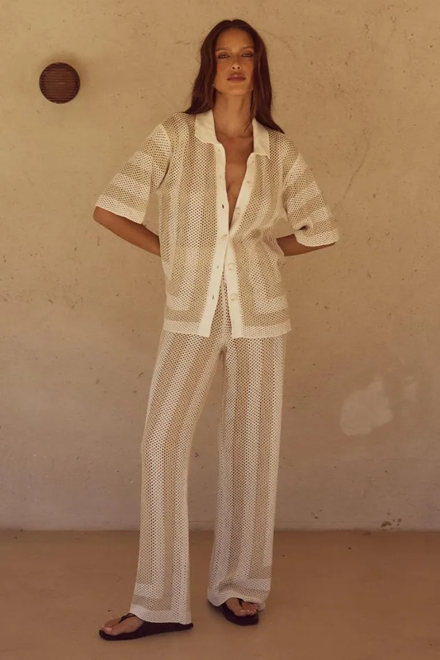 Runaway The Label Shirts and Blouses ZIGGY TOP Whitesand 8211 Women