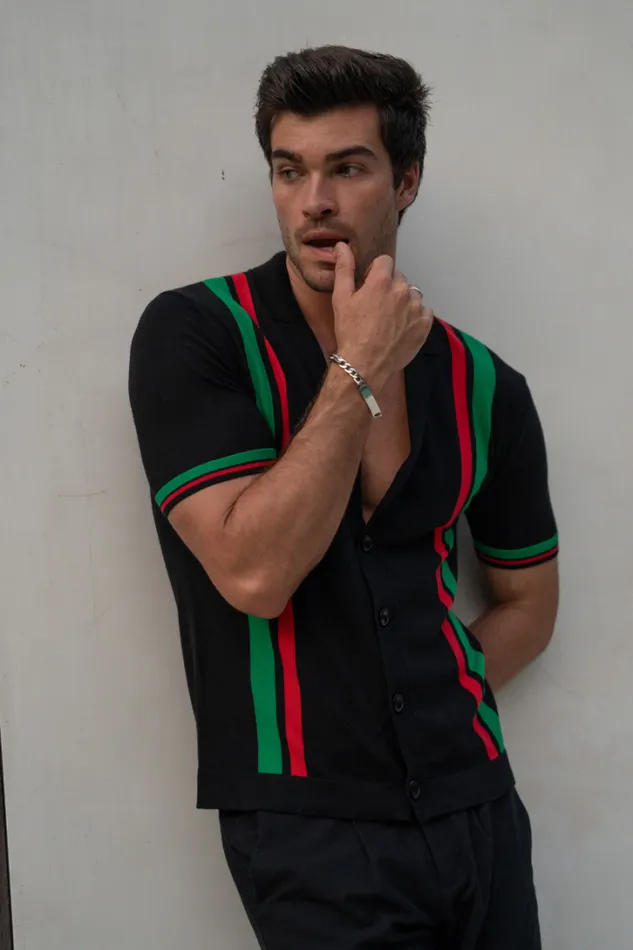 Runaway The Label Shirts BENNY SHIRT Black Multi 8211 Men