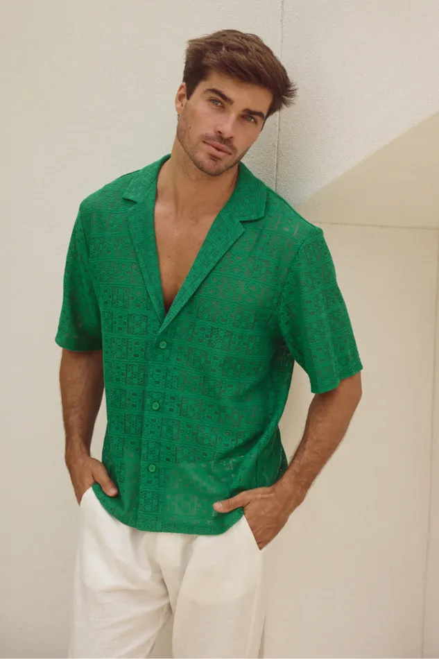 Runaway The Label Shirts MATILO SHIRT Green 8211 Men