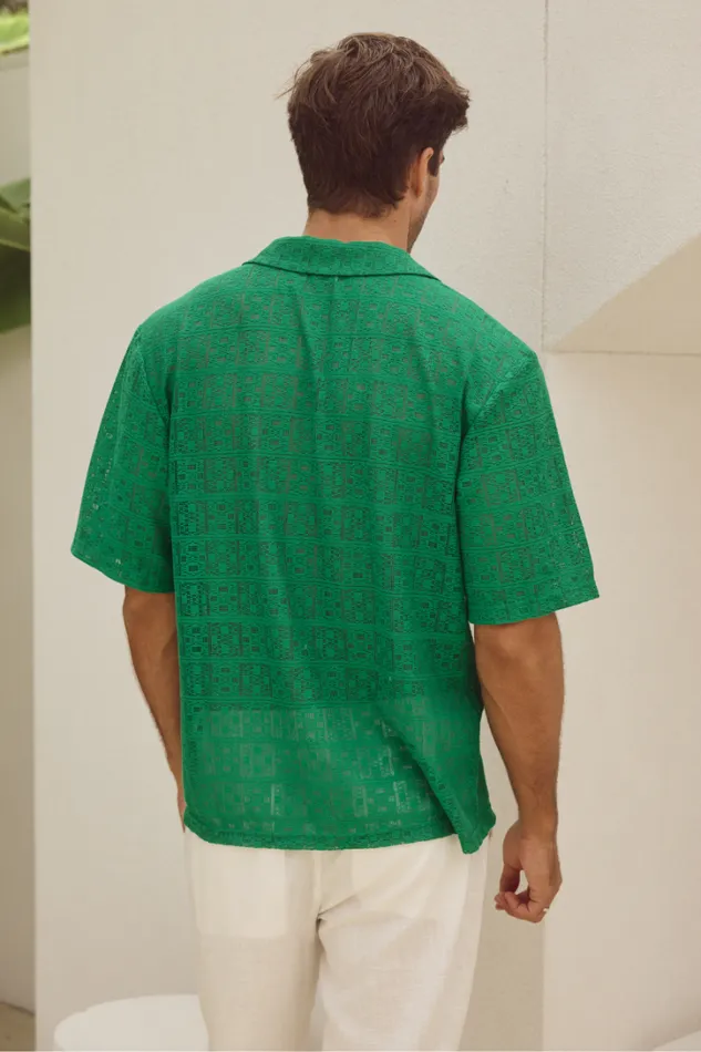 Runaway The Label Shirts MATILO SHIRT Green 8211 Men
